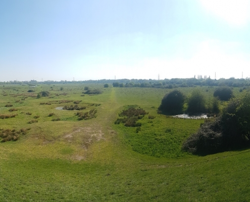 Staines Moor Panorama by Adam Bolton