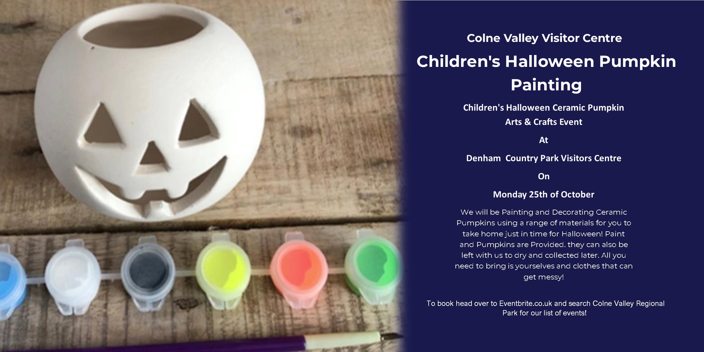 Children's Halloween Pumpkin Painting