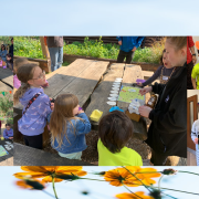 Easter egg hunt at the Visitor Centre in Denham