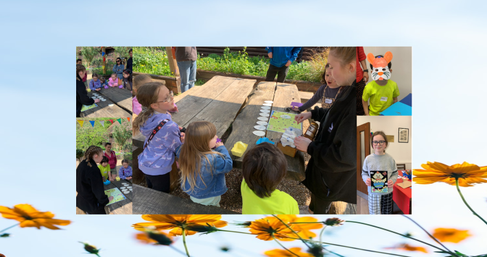 Easter egg hunt at the Visitor Centre in Denham