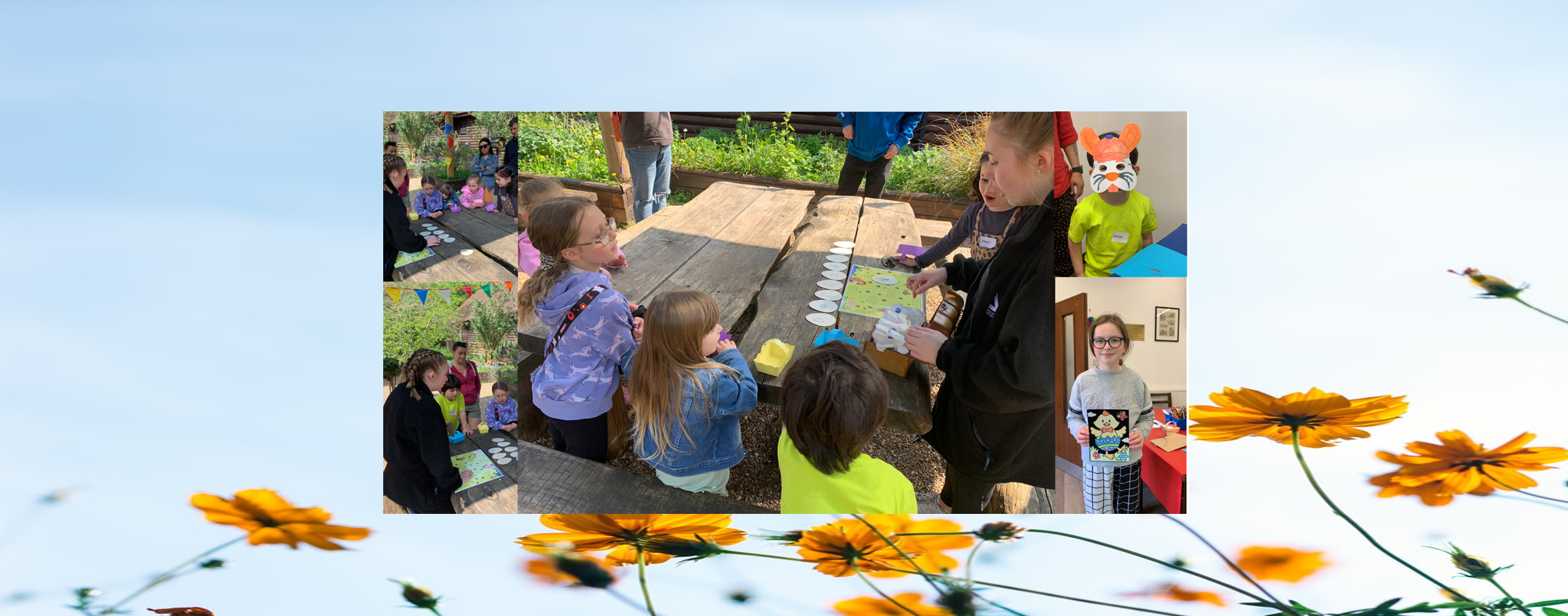 Easter egg hunt at the Visitor Centre in Denham