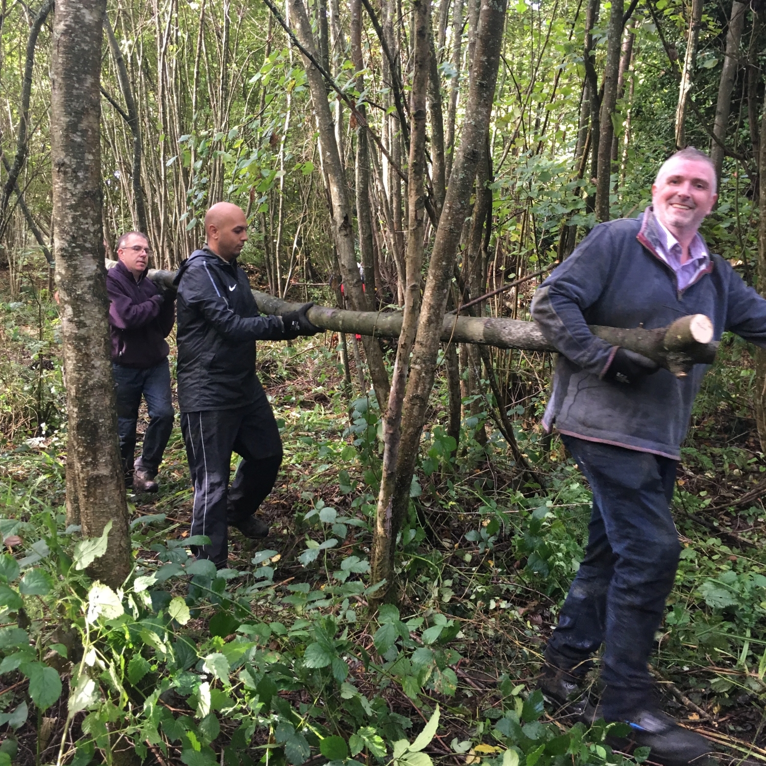 Mace Corporate Volunteers Make a Real Difference in Denham Woods