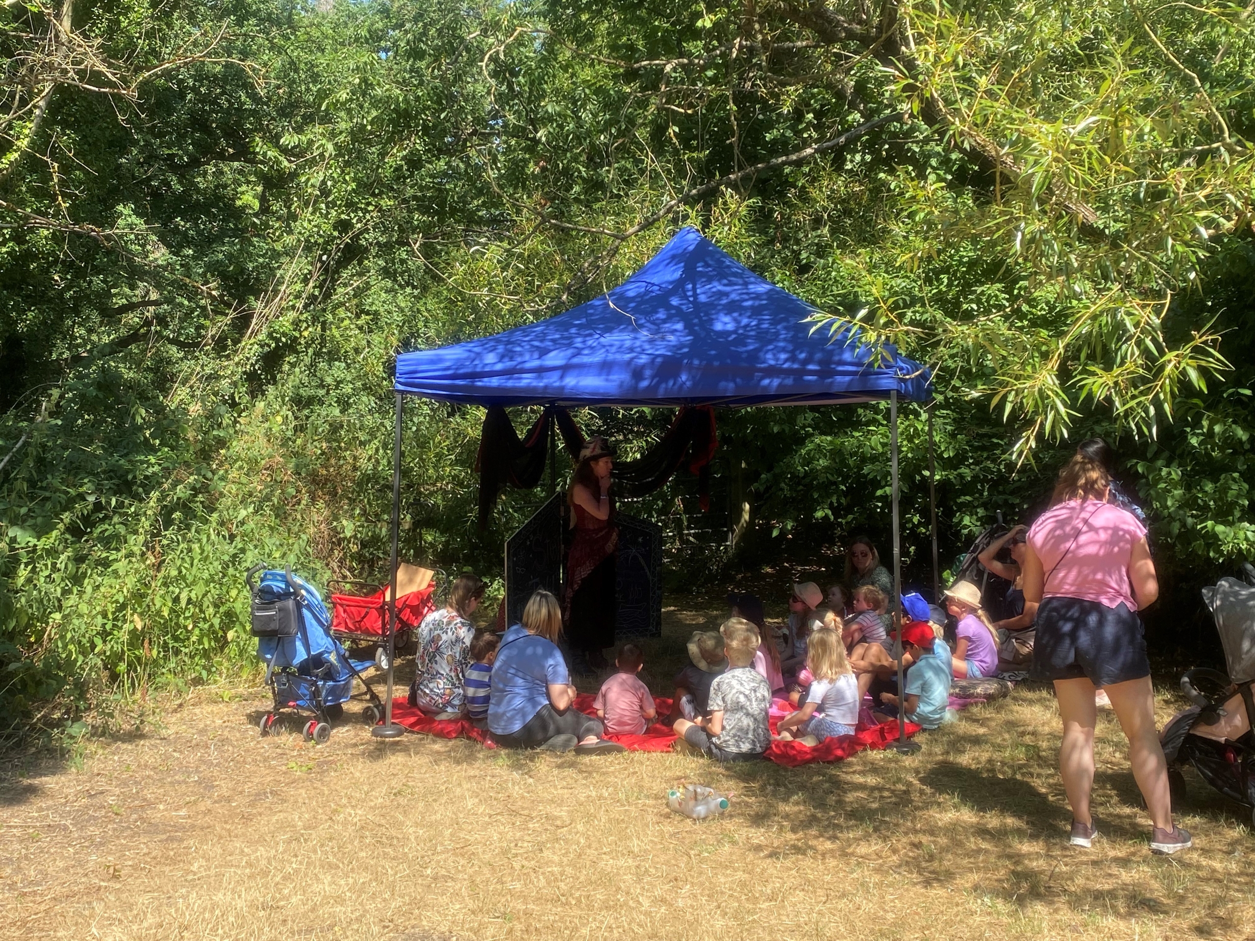 Storyteller at Denham Country Park