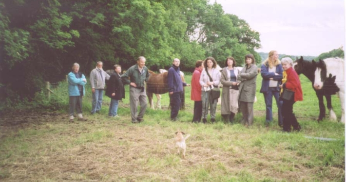 Beating of the Parish Bounds Walk in Denham