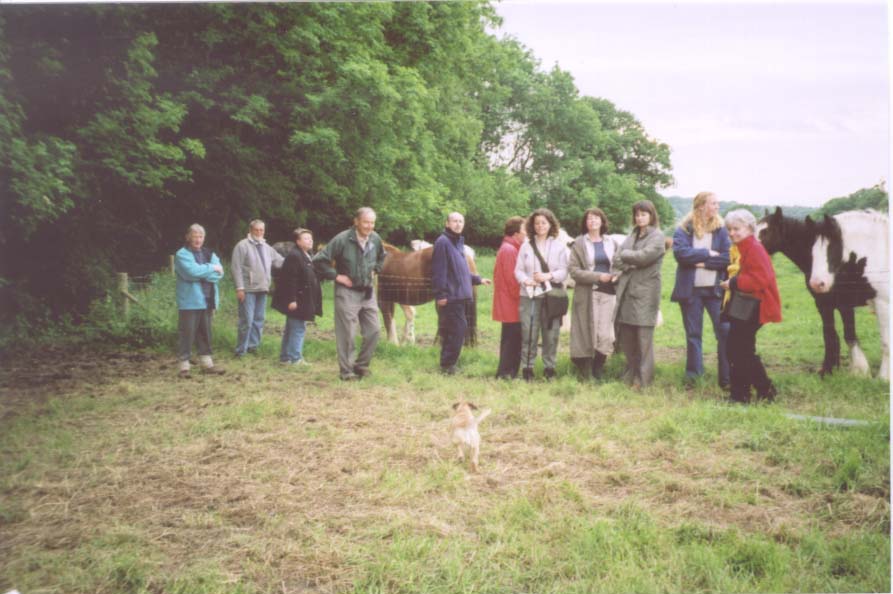 Beating of the Parish Bounds Walk in Denham