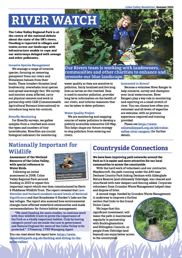 CVRP Newsletter Summer 2024 Rivers Update