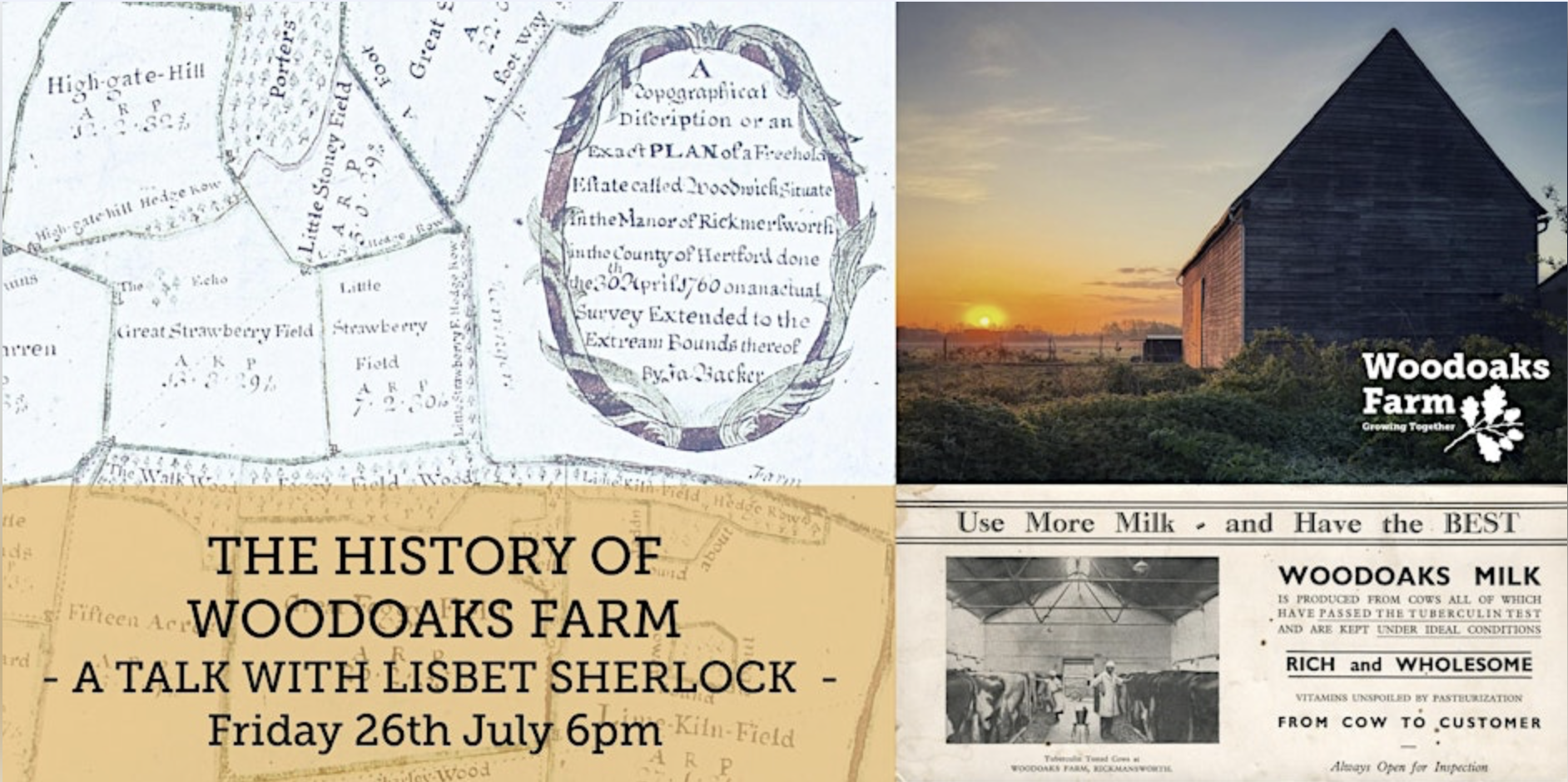 The History of Woodoaks Farm with historian Lisbet Sherlock