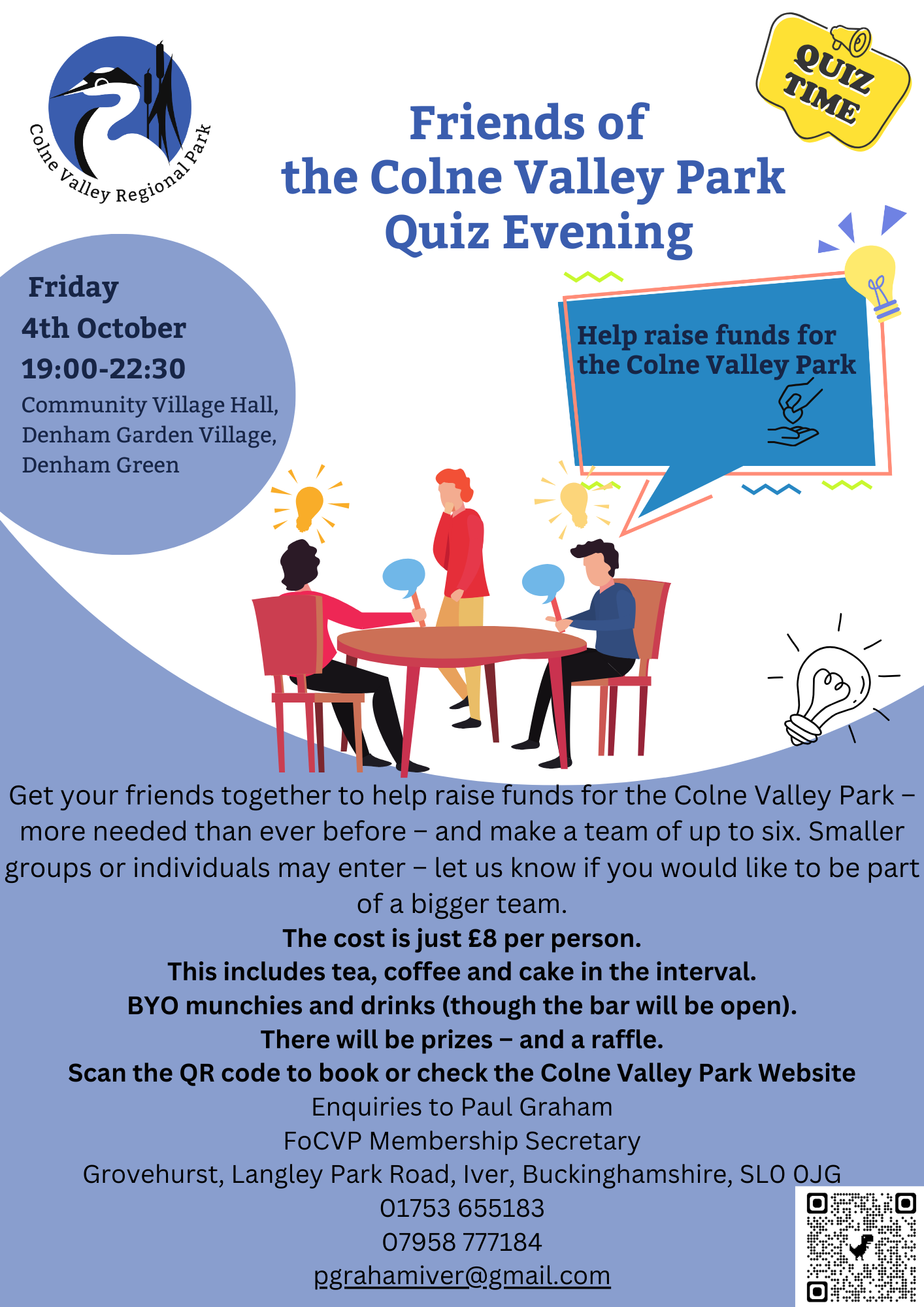 Quiz Night - Friends of the Colne Valley Park