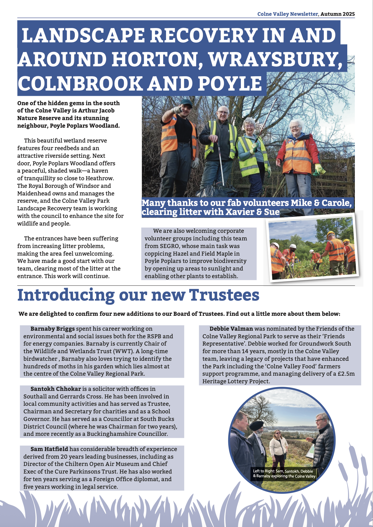 Colne Valley Park Newsletter Autumn 25 Pg 2