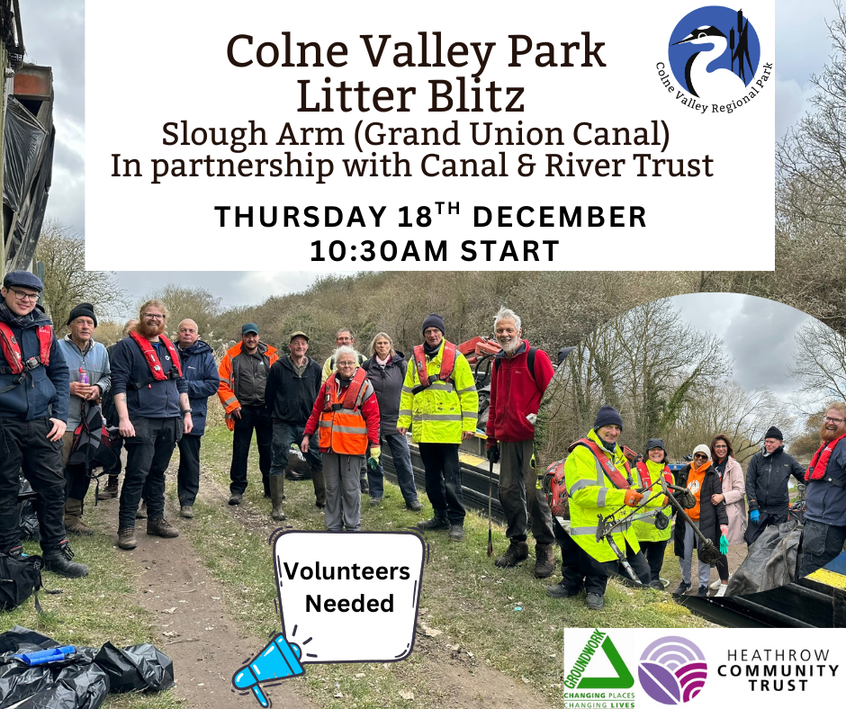 Join us for a litter pick at Slough Arm (Grand Union Canal) – Cowley