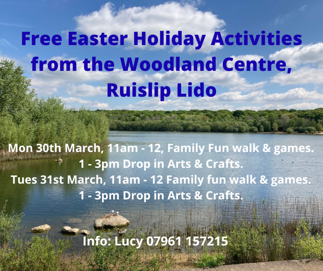 Free family activities in the Woodland Centre at Ruislip Lido