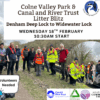 Community Litter Blitz along the Canal from Denham to Harefield with Canal & River Trust